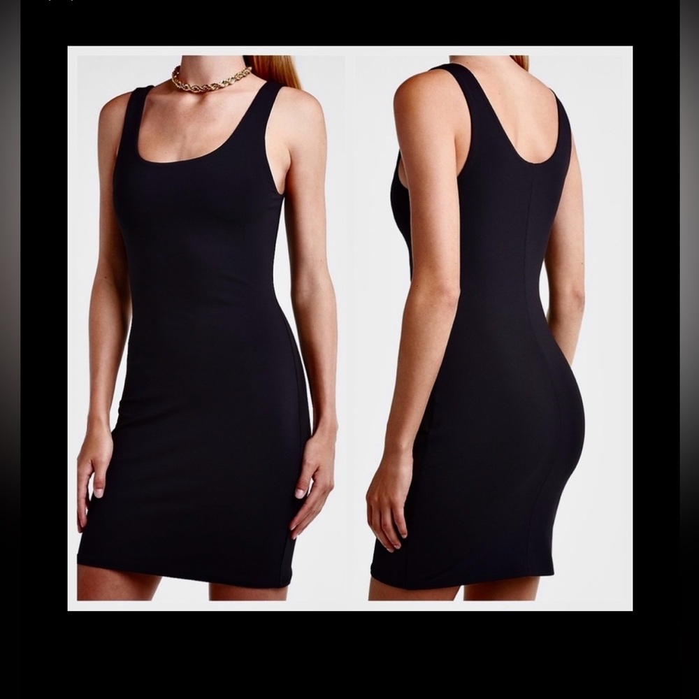 Express Vintage Y2K Stretch Sheath Scoop Neck Sleeveless
